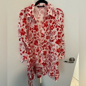 ZARA FLORAL PRINT DRESS